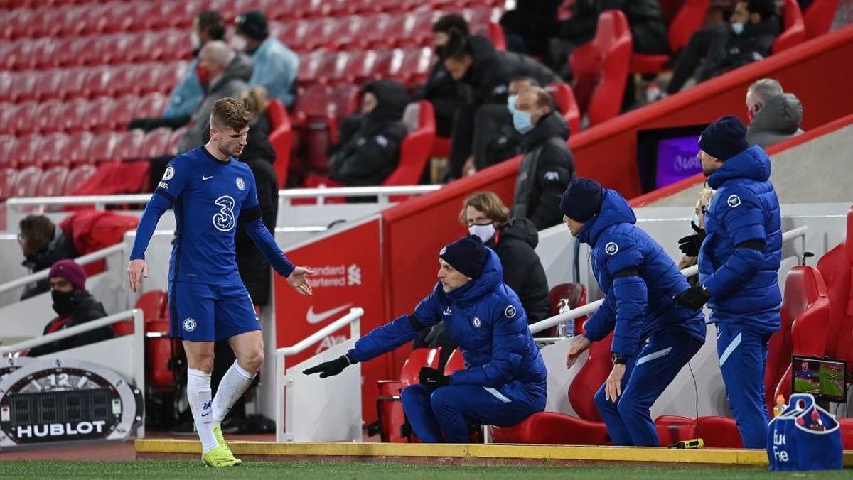 Thomas Tuchel yakin Timo Werner akan segera menemukan ketajamannya (Getty Images/Laurence Griffiths)