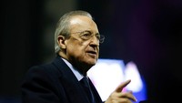 Real Madrid rumornya mau rekrut Harry Kane atau Kylian Mbappe. Apa daya, presiden klub Florentino Perez sudah nyatakan kalau Madrid sudah selesai belanja (Getty Images)