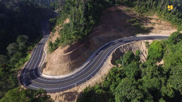 Jalan Perbatasan Terus Dibangun, Wow Hasilnya Bikin Takjub