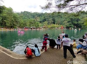 Wisatawan Padati Situ Cipanten Majalengka di Libur Panjang Akhir Pekan Ini