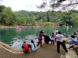 Wisatawan Padati Situ Cipanten Majalengka di Libur Panjang Akhir Pekan Ini