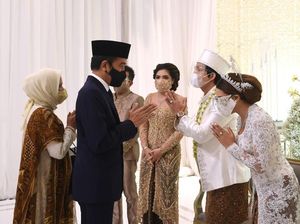 Momen Jokowi-Prabowo Jadi Saksi Pernikahan Atta dan Aurel