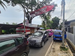 Arus Balik Wisatawan, Ruas Jalan Cisolok-Palabuhanratu Sukabumi Padat