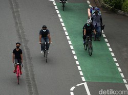 Petuah Pemprov DKI ke Pesepeda Buntut Jari Tengah Pemotor Plat AA