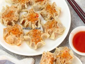 Resep Pembaca : Dimsum Ayam Udang yang Gurih Kenyal Resep Pembaca : Dimsum Ayam Udang yang Gurih Kenyal