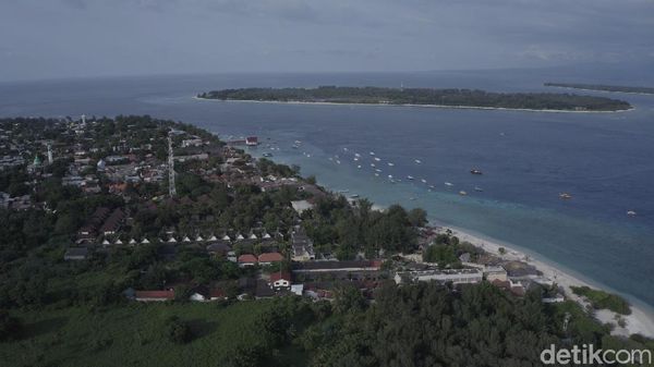 Potret Gili Trawangan Kini dari Udara