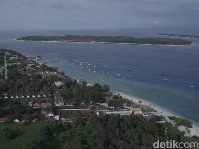 Potret Gili Trawangan Kini dari Udara