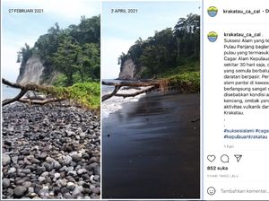 Bikin Kaget! Pantai di Krakatau Ini Berubah dari Berbatu Jadi Pasir Lembut Bikin Kaget! Pantai di Krakatau Ini Berubah dari Berbatu Jadi Pasir Lembut
