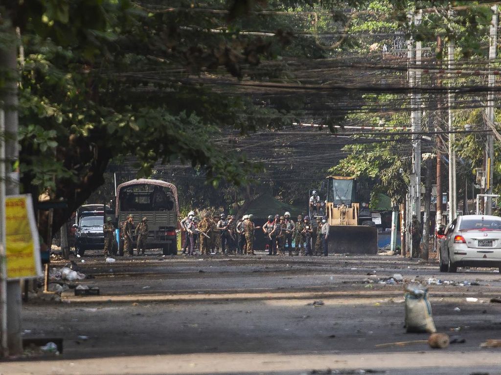 Myanmar Kembali Tembaki Demonstran Antikudeta, 13 Orang Tewas