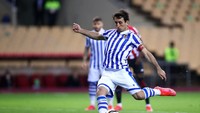 Real Sociedad menjadi raja penalti Spanyol dengan probabilitas penalti setiap 374 menit. (Foto: Getty Images/Fran Santiago)