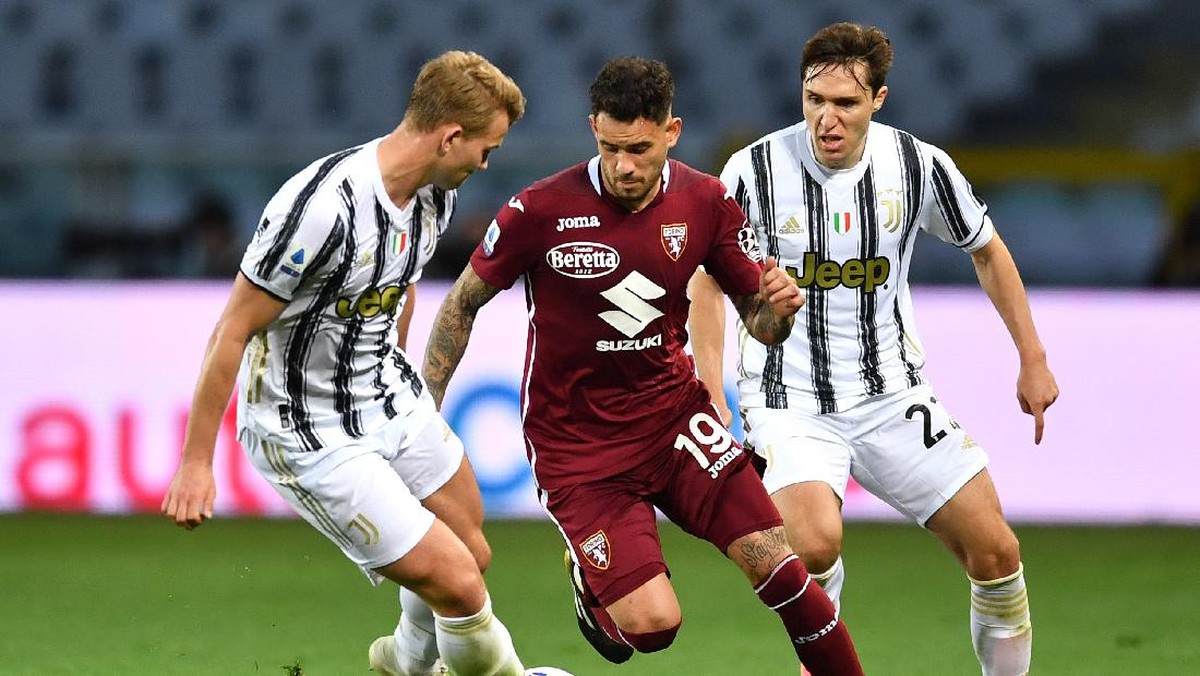 Juventus imbang 2-2 di markas Torino. (Foto: Getty Images/Valerio Pennicino)