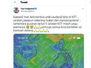 Bu Susi Pakai Aplikasi Ini Pantau NTT, Netizen Auto Download