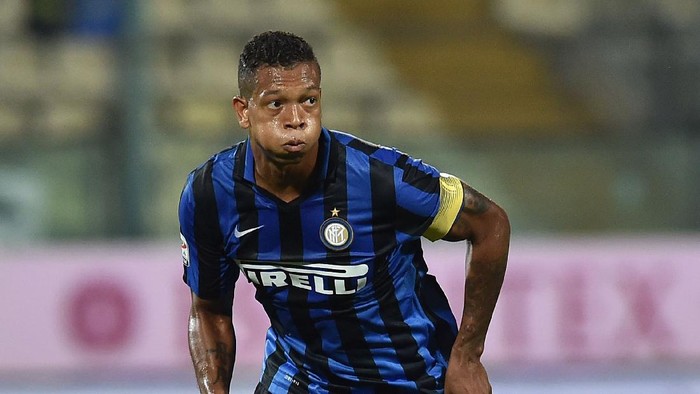 MODENA, ITALY - AUGUST 30:  Fredy Guarin of FC Internazionale Milano in action during the Serie A match between Carpi FC and FC Internazionale Milano at Alberto Braglia Stadium on August 30, 2015 in Modena, Italy.  (Photo by Giuseppe Bellini/Getty Images)
