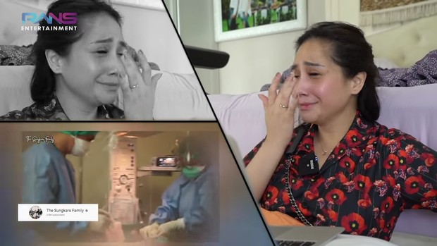 Nagita terharu melihat momen lahiran Zaskia Sungkar/youtube.com/RansEntertainment