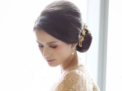 Sarah Menzel Disorot di Pernikahan Aurel dan Atta