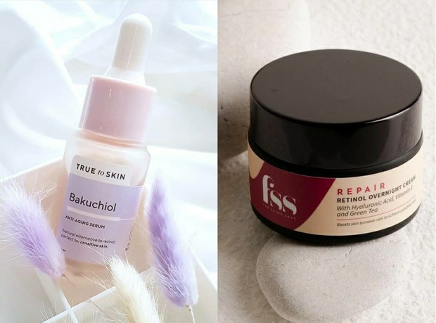 Serum dan moisturizer yang mengandung retinoid/Foto: Instagram.com/truetoskinofficial/forskinssake Milia
