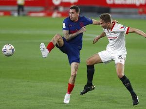 Sevilla Vs Atletico: Luis Suarez dkk Kalah 0-1