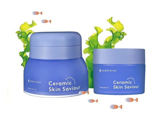 Somethinc Ceramic Skin Saviour yang bertekstur gel dan non-komedogenik/Foto: Instagram.com/somethincofficial Milia