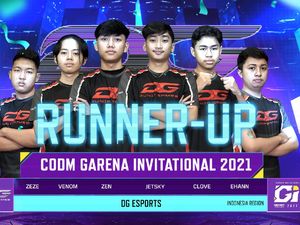 Tim Indonesia Dapat Gelar Runner Up Di CODM Garena Invitational 2021
