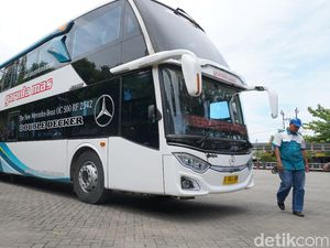Review Bus Double Decker Baru Garuda Mas, Rute Blora-Jakarta