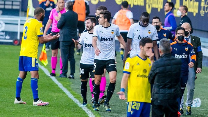 Cadiz vs Valencia, Minggu (4/4/2021).