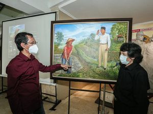 Melihat Lukisan Pertemuan Bung Karno dan Marhaen yang Sarat Pesan Sejarah