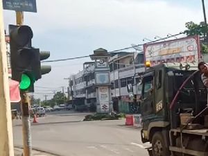Viral Warga Hadang Truk Masuk Kota Labuhanbatu, Dituding Penyebab Jalan Rusak