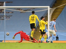 Man City Vs Dortmund: De Bruyne Bawa The Citizens Unggul di Babak I