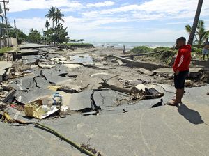 Jalan di Timor Leste Ini Hancur Gegara Siklon Seroja