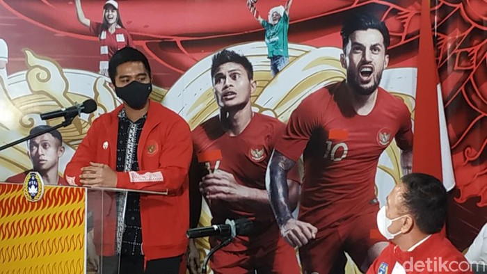 Kaesang Pangarep, bos Persis Solo, menyambangi kantor PSSI hari Rabu (7/4/2021).