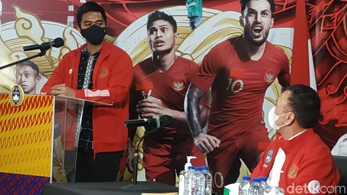 Kaesang Pangarep, bos Persis Solo, menyambangi kantor PSSI hari Rabu (7/4/2021).