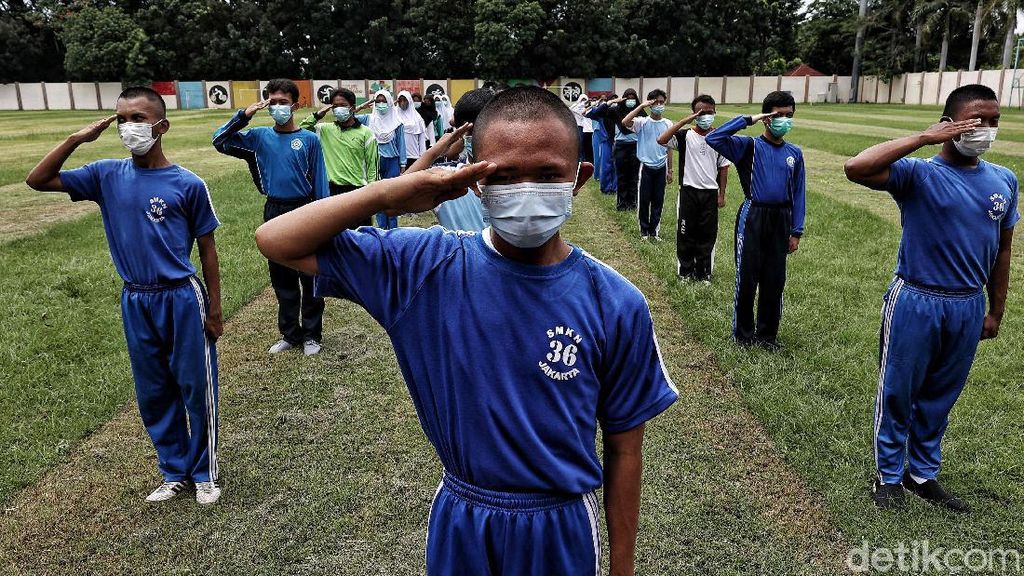 Melihat Latihan Gabungan Paskibraka di Tengah Pandemi