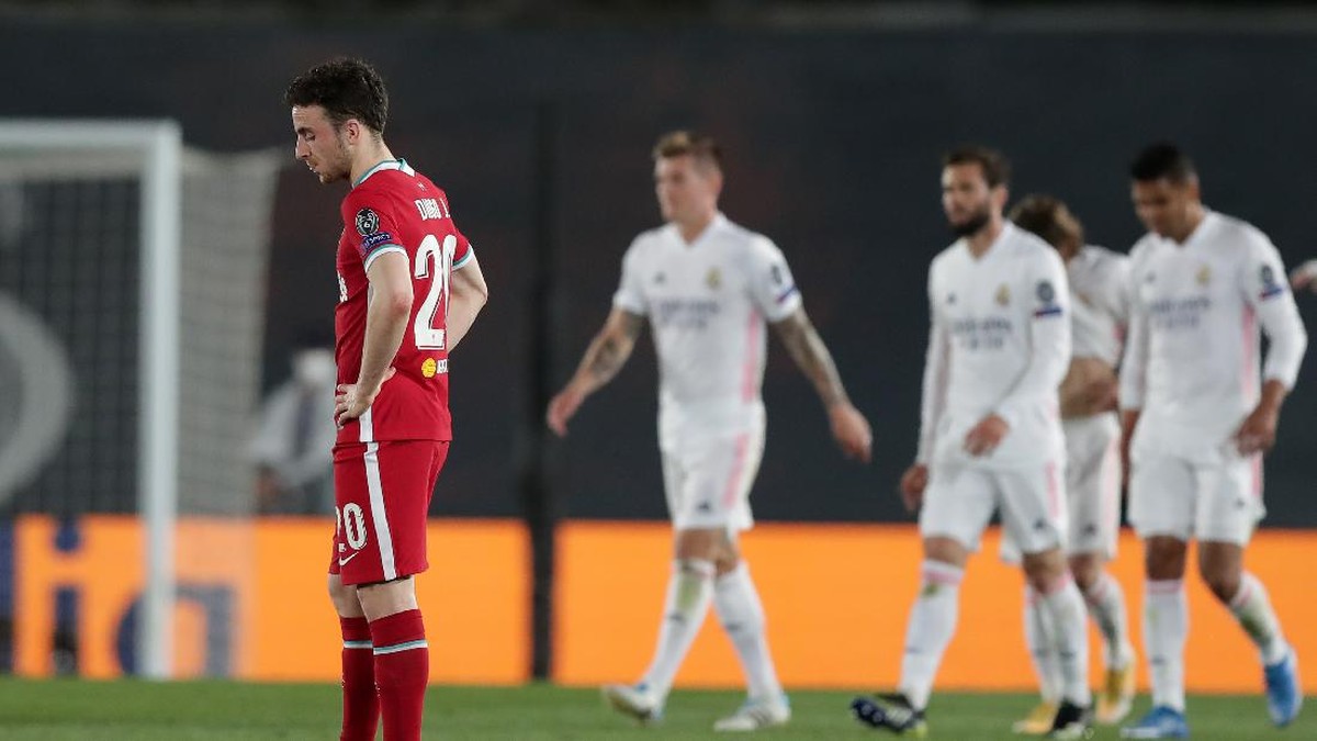 Liverpool takluk 1-3 di markas Real Madrid. (Foto: Getty Images/Gonzalo Arroyo Moreno)