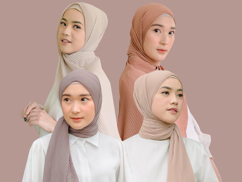 5 Tutorial Hijab Pashmina Simpel dan Kekinian Cocok untuk Lebaran 2021