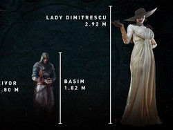 Ubisoft Bandingkan Tinggi Lady Dimitrescu Resident Evil dengan Eivor