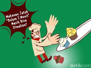Belum 5 Menit, Bolehkah Makanan Jatuh Diambil Lagi untuk Dimakan? Belum 5 Menit, Bolehkah Makanan Jatuh Diambil Lagi untuk Dimakan?
