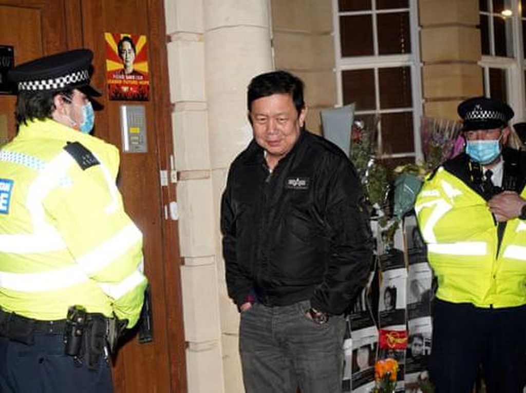 Militer Myanmar Duduki Kedutaan di London, Demonstran Berdatangan