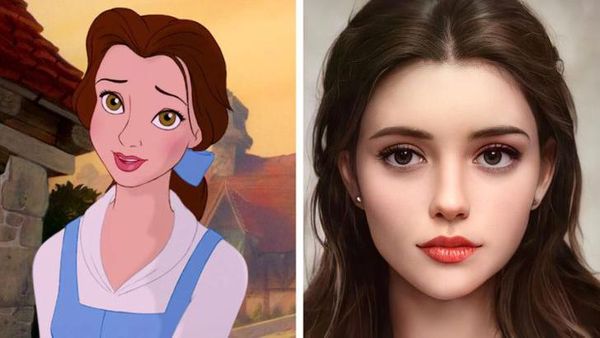 Keren! Wajah Kartun Terkenal Tampak Realistis Bak Manusia