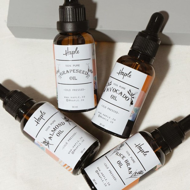 Produk skincare alpukat dari brand lokal Haple Pure.