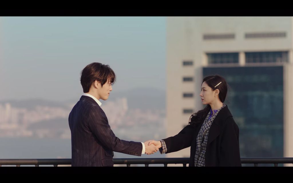 Kim Jung Hyun dan Seo Ji Hye di drama Korea Crash Landing On You