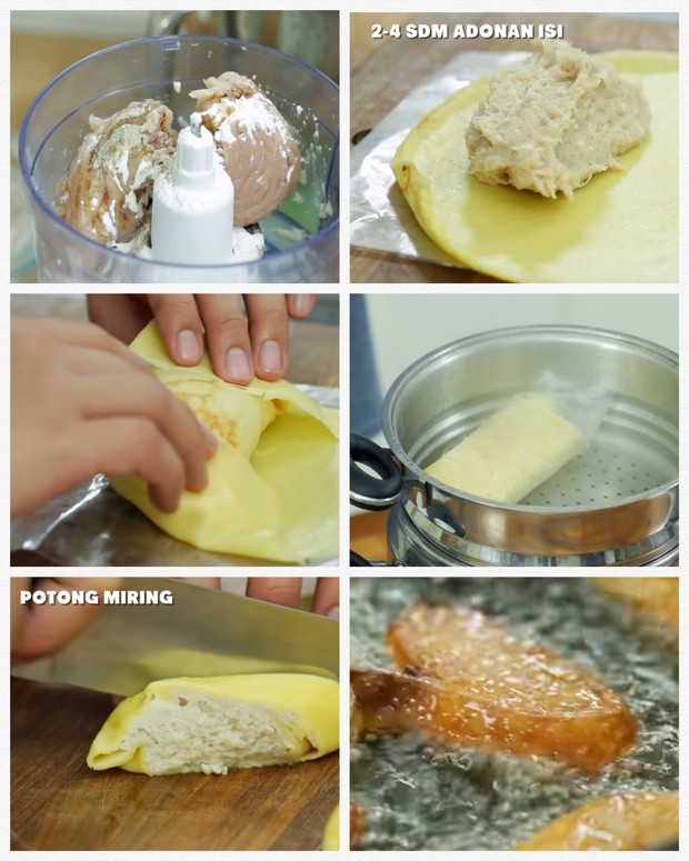 Langkah Membuat Egg Roll/youtube.com/Yuda Bustara Langkah Membuat Egg Roll