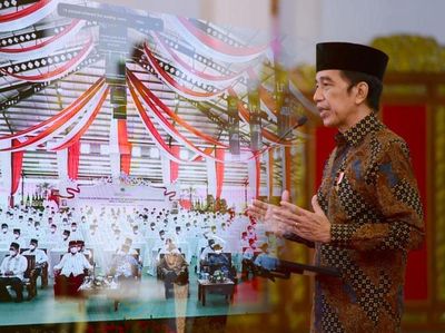 Momen Jokowi Buka Munas IX LDII