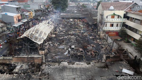 Kondisi Terkini Pasar Kambing Tanah Abang yang Ludes Terbakar