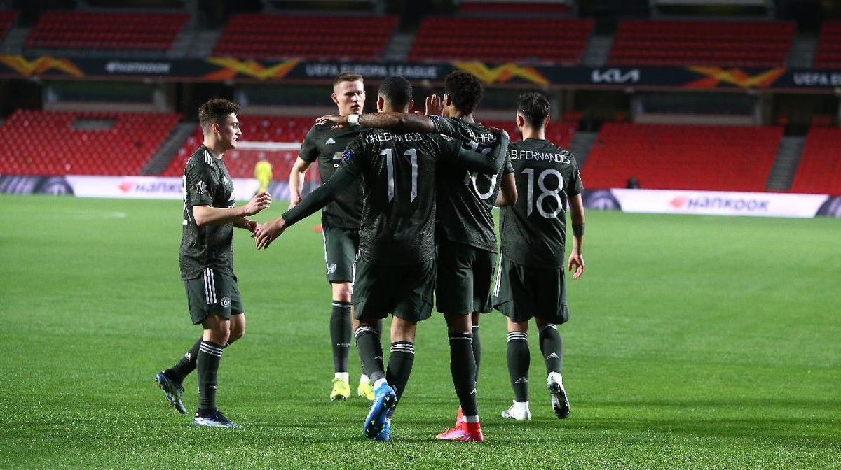 Manchester United berhasil mengalahkan Granada 2-0. (Foto: Getty Images/Fran Santiago)