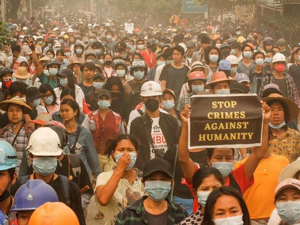 Penentang Kudeta Myanmar Bikin Pemerintahan Baru Penentang Kudeta Myanmar Bikin Pemerintahan Baru