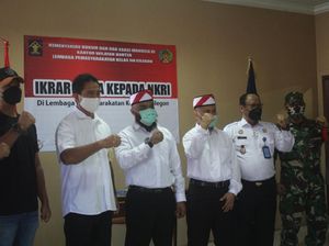 Napiter di Cilegon Ikrar Setia NKRI: Bentuk Penyesalan Saya