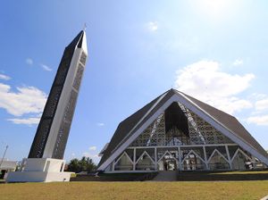 Usung Neo Futuristik, Masjid Al-Fattah Jadi Landmark Baru Stasiun Cibatu