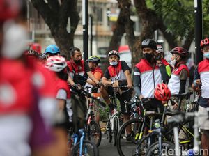 Momen PDIP Ajak Wartawan Terapkan Pola Hidup Sehat