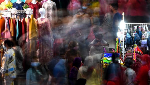 Jelang Ramadhan, Pasar Tanah Abang Rame Banget