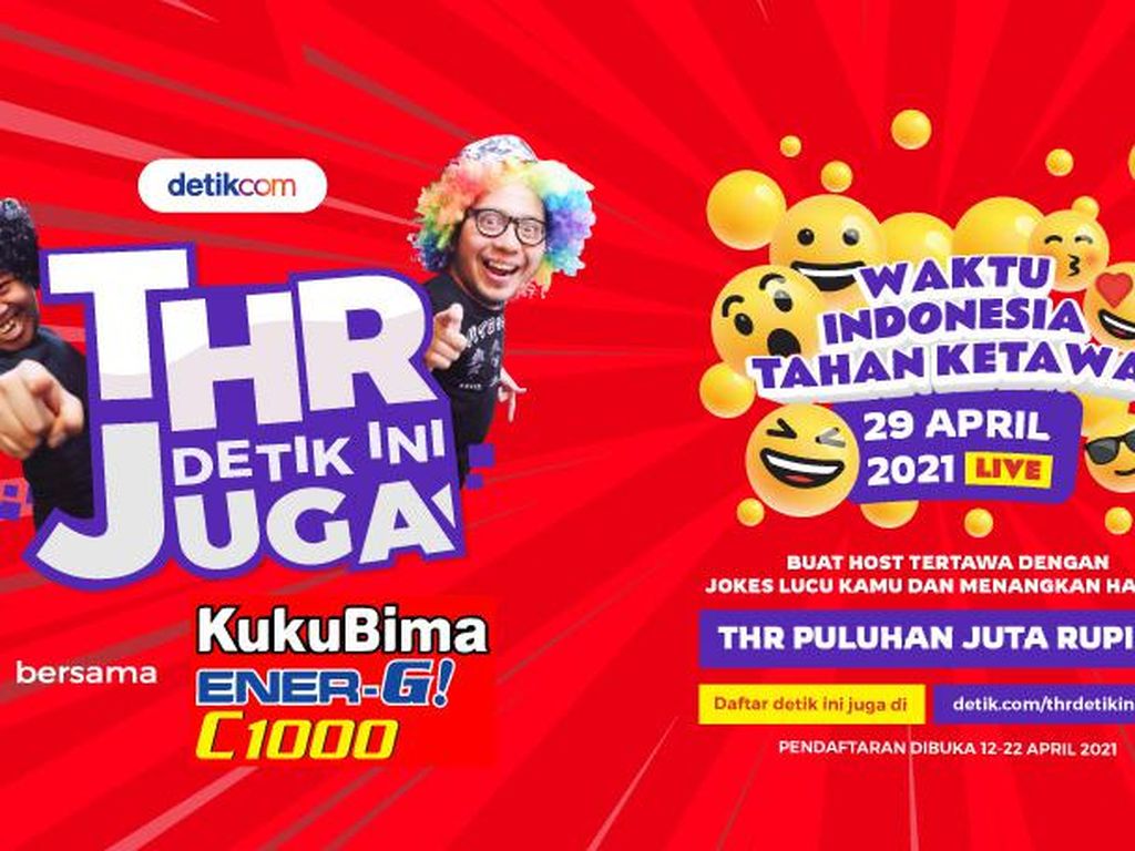 Cuma Ngelucu Bisa Dapat Rp 10 Juta, Yuk Ikut THR Detik Ini Juga Cuma Ngelucu Bisa Dapat Rp 10 Juta, Yuk Ikut THR Detik Ini Juga